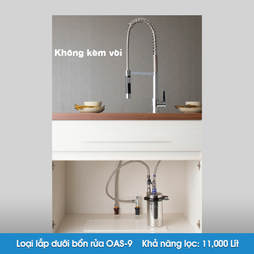 Máy Lọc Nước Lắp Dưới Bồn Rửa OAS-9